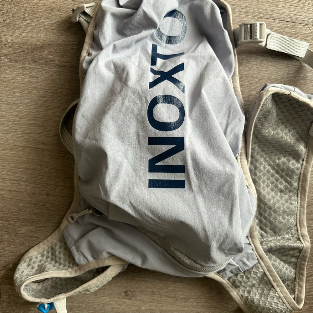 INOXTO Gray and Beige Backpack